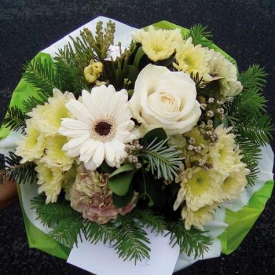 Bouquet Rond Blanc