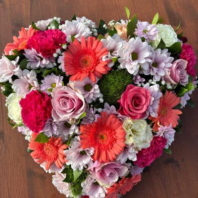 Coeur Fleurs Enterrement